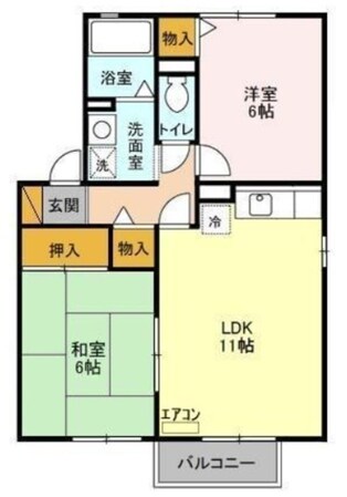 サンモール 2号棟の物件間取画像